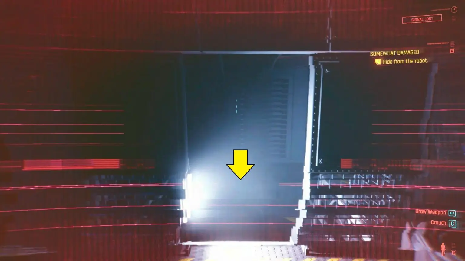Find data terminal sierra and victor somewhat damaged cyberpunk
