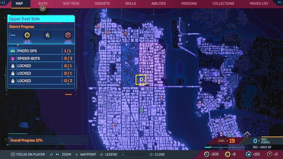 All 3 Upper East Side SpiderBots Locations Spiderman 2 GAMERPILLAR
