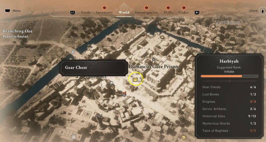 How to get downstairs in the iron prison assassin's creed Mirage