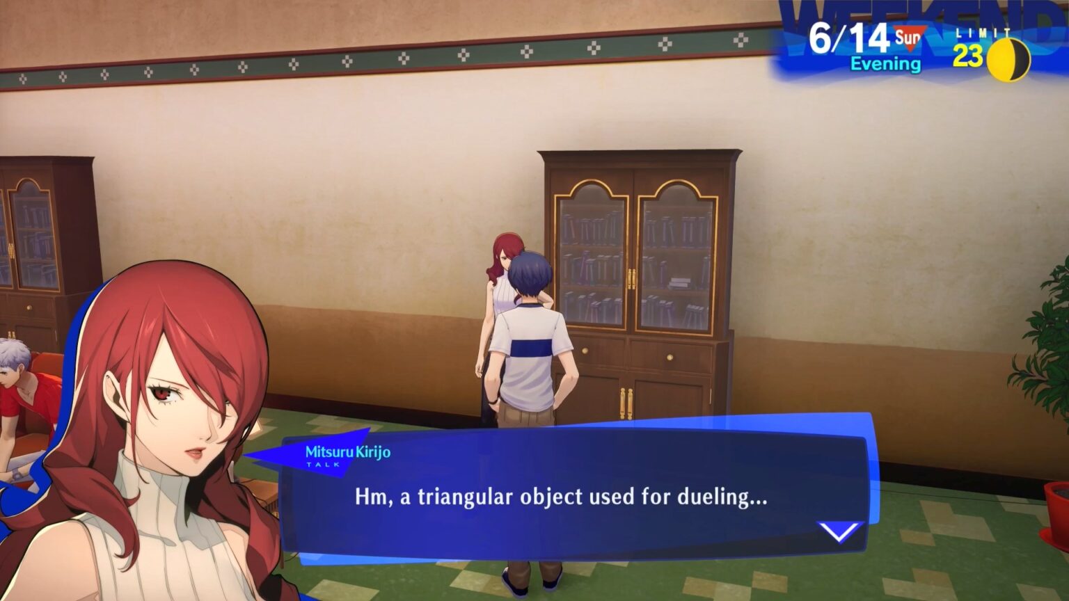bring me a triangular sword persona 3 portable