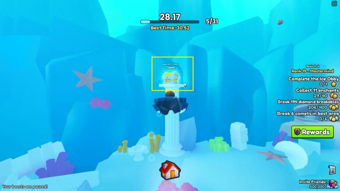 Where to Find All Rebirth Chests Locations in Pet Simulator 99 Update 6 Huge Colorful Wisp