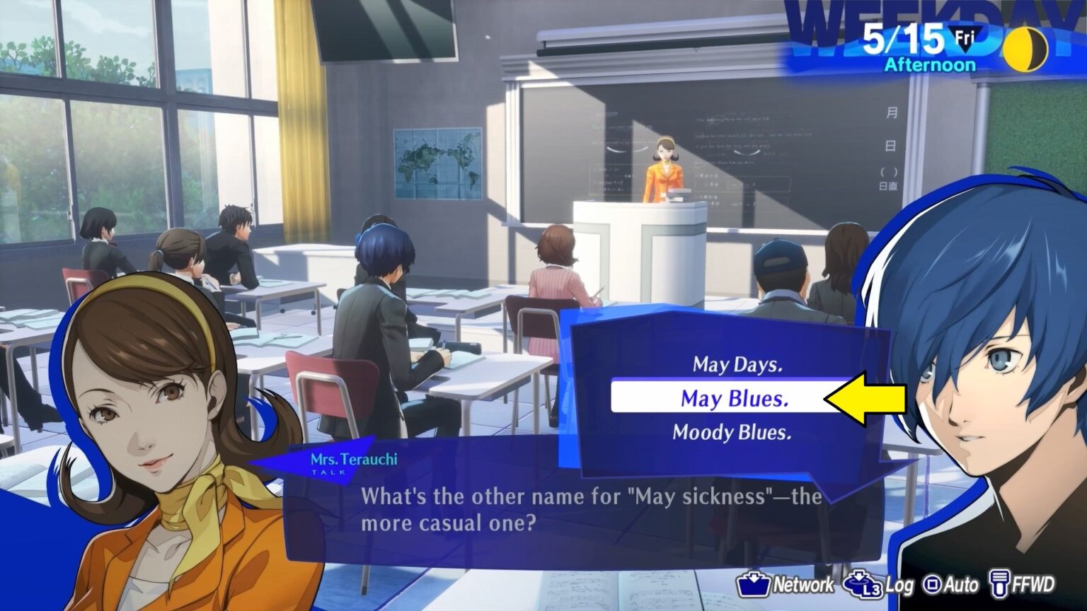 persona 3 reload all questions and answers