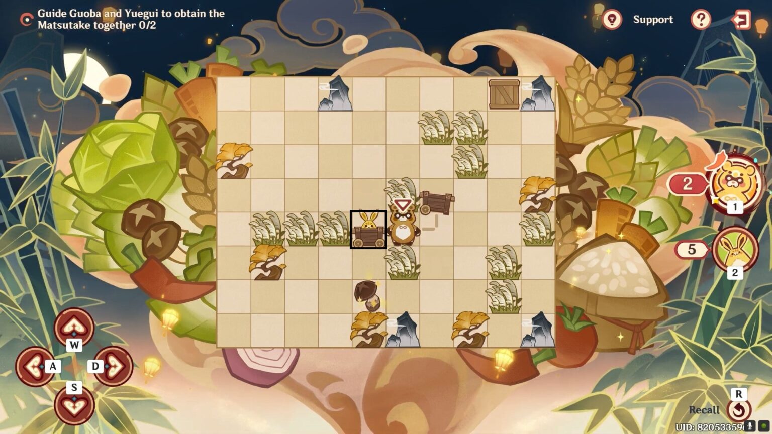 How to guide Guoba and Yuegui to obtain the Matsutake together for