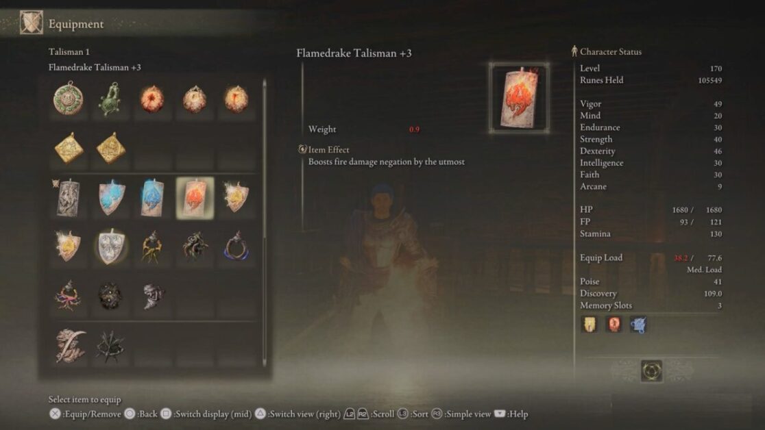 Elden Ring DLC Flamedrake Talisman 3 Location Boosts Fire Damage   3 3 Scaled 