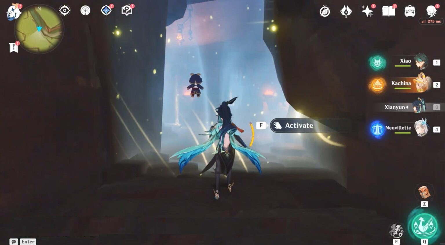 Remove the Barrier of the Trove Children of Echoes Genshin Impact