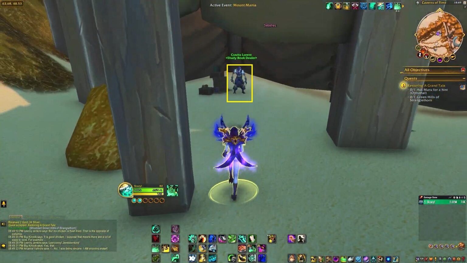 How to do “Restoring A Grand Tale” Quest Green Hills of Stranglethorn Book WOW The War Within