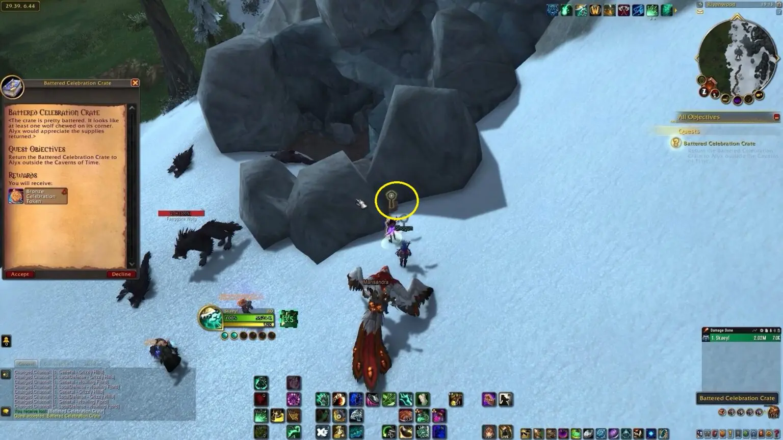 All 6 Celebration Crate Locations for Crate Insurance Agent Achievement WOW The War Within