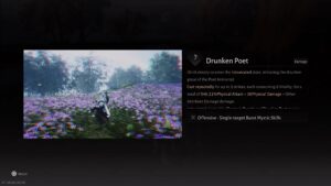 How to Unlock the Drunken Poet Mystic Skill in Where Winds Meet